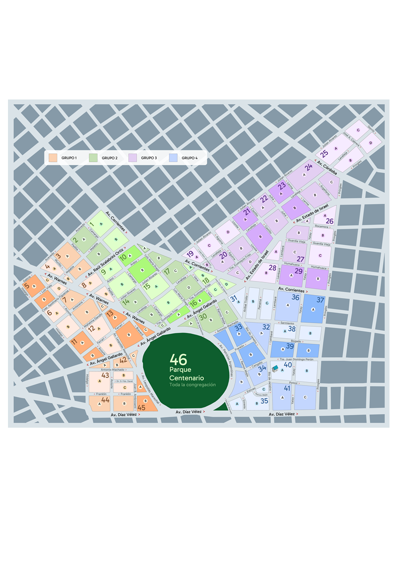 5 Mapa por grupos de servicio